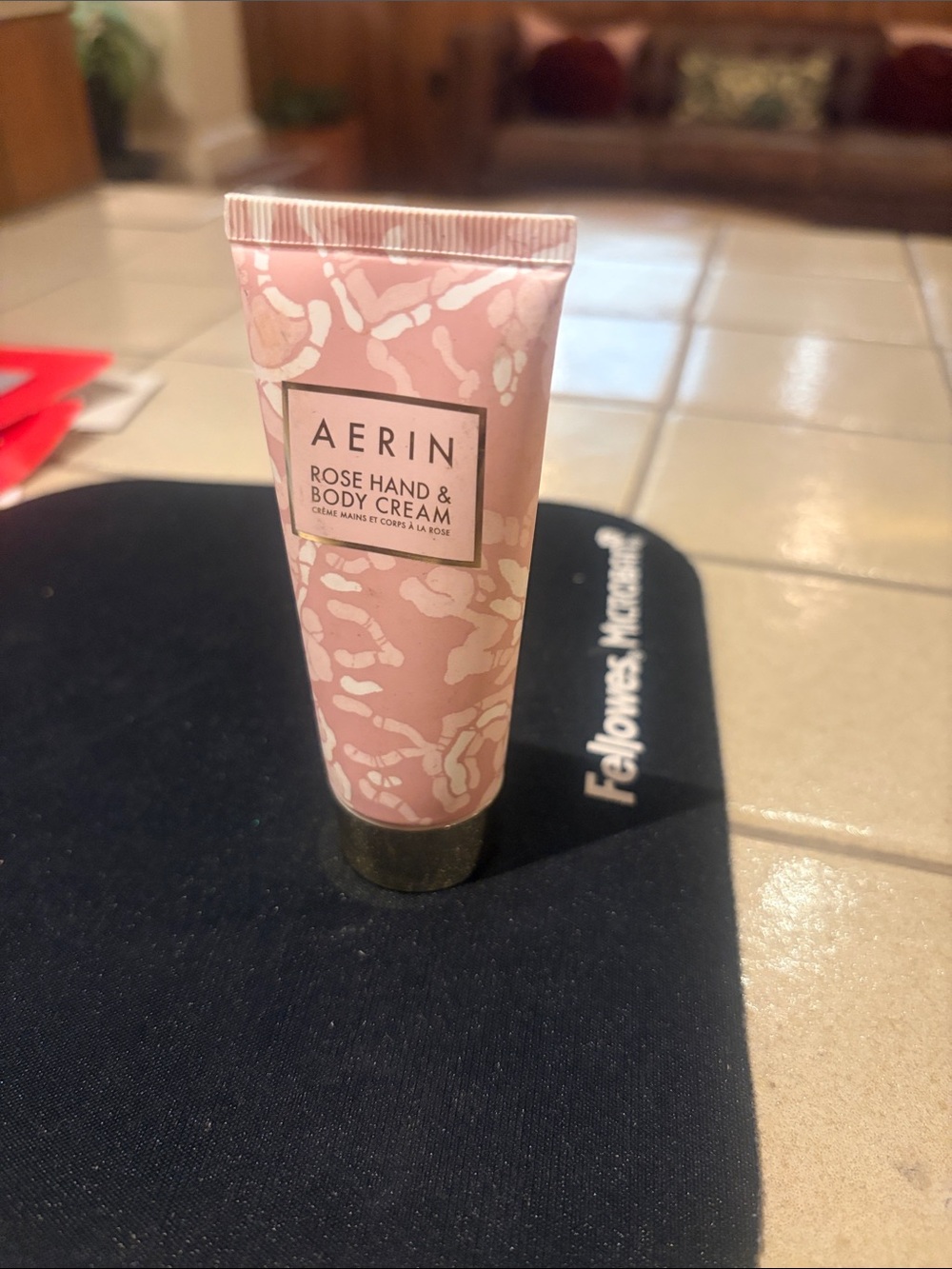 AERIN Rose Hand & Body Cream — Pink Floral Tube NWT
